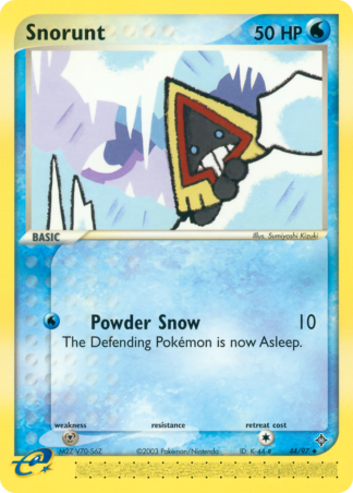 Snorunt 44 / 97