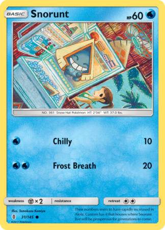 Snorunt 31 / 145
