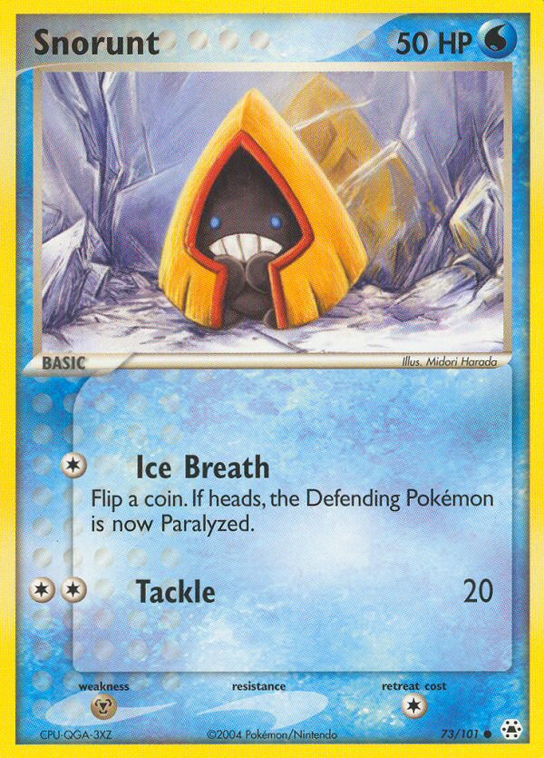 Snorunt 73 / 101