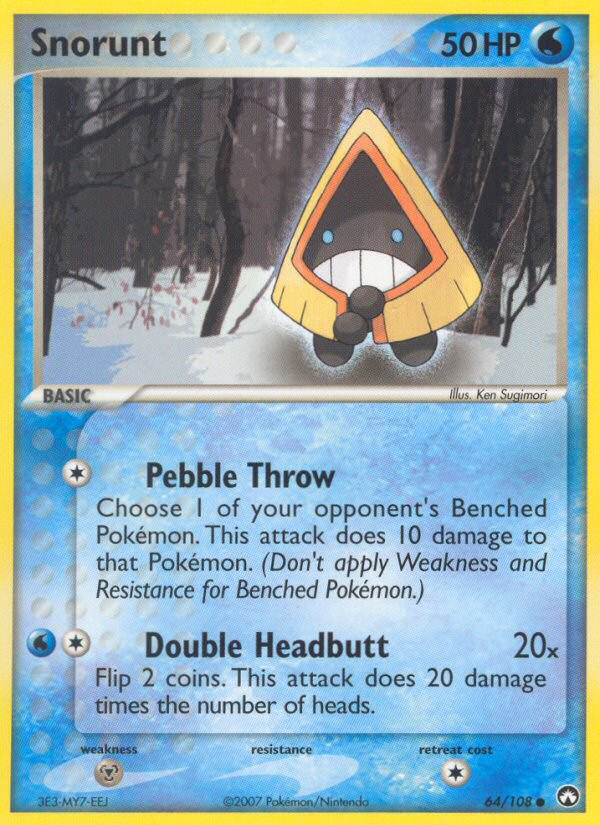 Snorunt 64 / 108