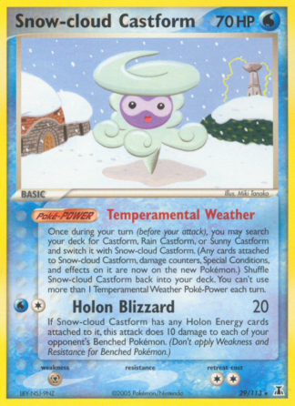 Snow-cloud Castform 29 / 113