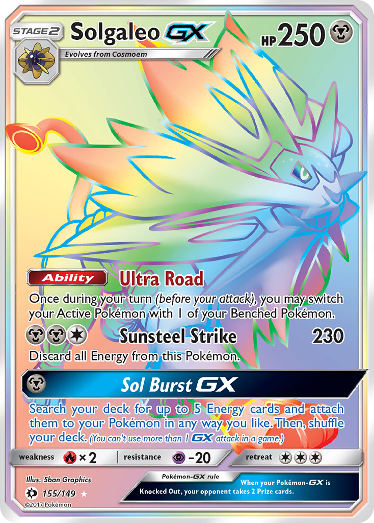 Solgaleo-GX 155 / 149