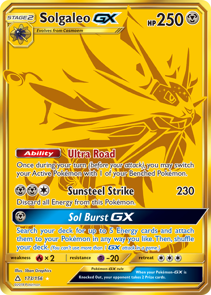 Solgaleo-GX 173 / 156