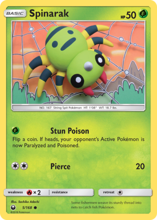Spinarak 5 / 168