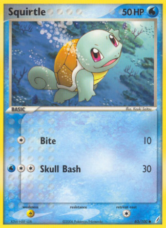 Squirtle 63 / 100