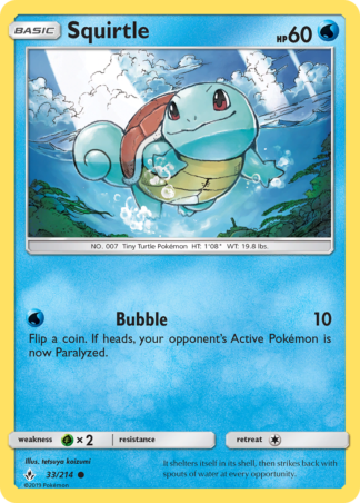 Squirtle 33 / 214