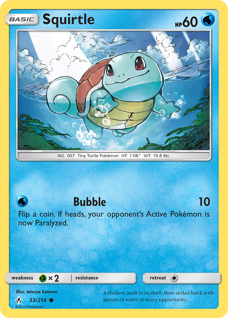 Squirtle 33 / 214