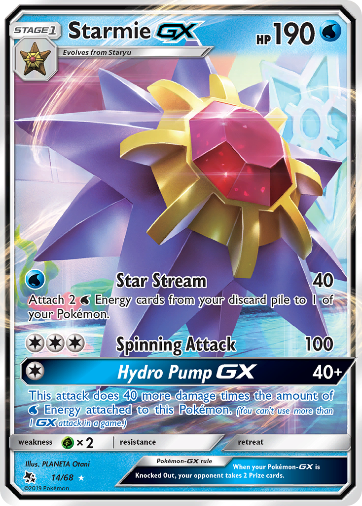Starmie-GX 14 / 68