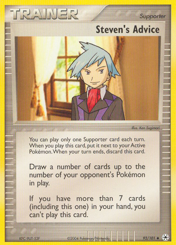 Steven's Advice 92 / 101