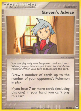 Steven's Advice 83 / 108