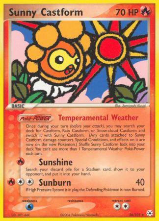 Sunny Castform 26 / 101