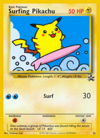 Surfing Pikachu 28 / 53