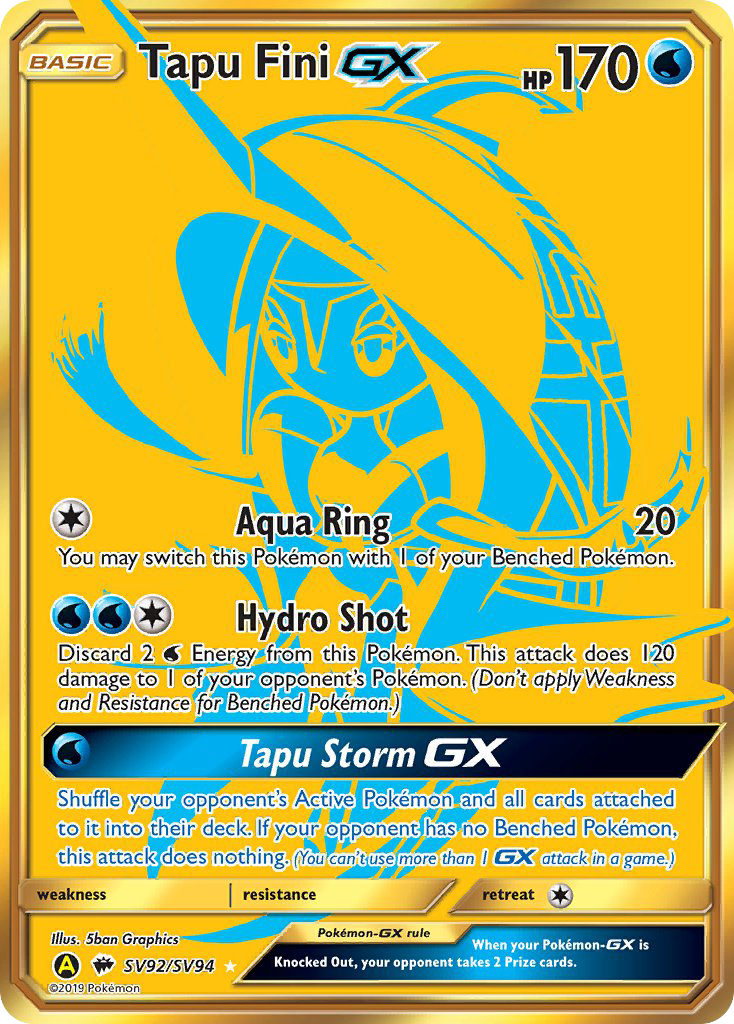 Tapu Fini-GX SV92 / 68
