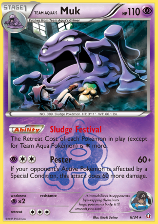 Team Aqua's Muk 8 / 34