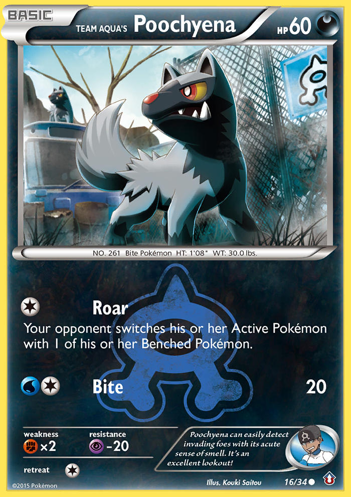 Team Aqua's Poochyena 16 / 34