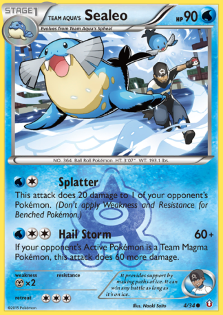 Team Aqua's Sealeo 4 / 34