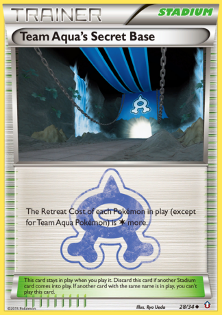 Team Aqua's Secret Base 28 / 34