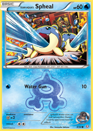 Team Aqua's Spheal 3 / 34