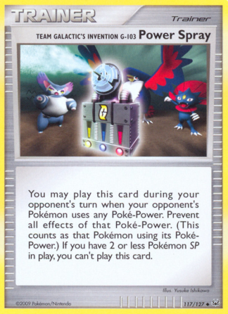 Team Galactic's Invention G-103 Power Spray 117 / 127