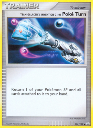 Team Galactic's Invention G-105 Poké Turn 118 / 127