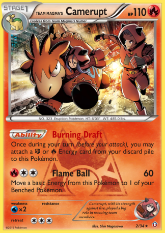 Team Magma's Camerupt 2 / 34