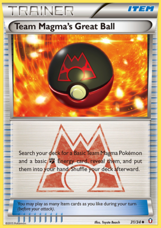 Team Magma's Great Ball 31 / 34