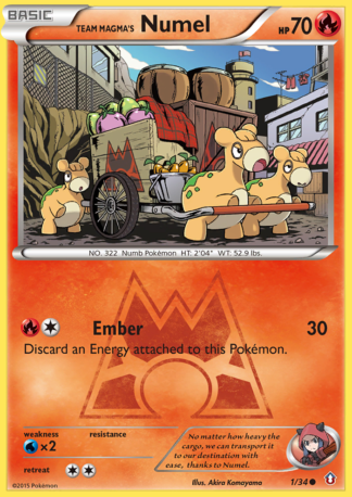 Team Magma's Numel 1 / 34
