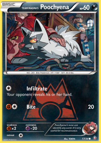 Team Magma's Poochyena 17 / 34