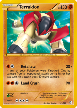Terrakion 151 / 149