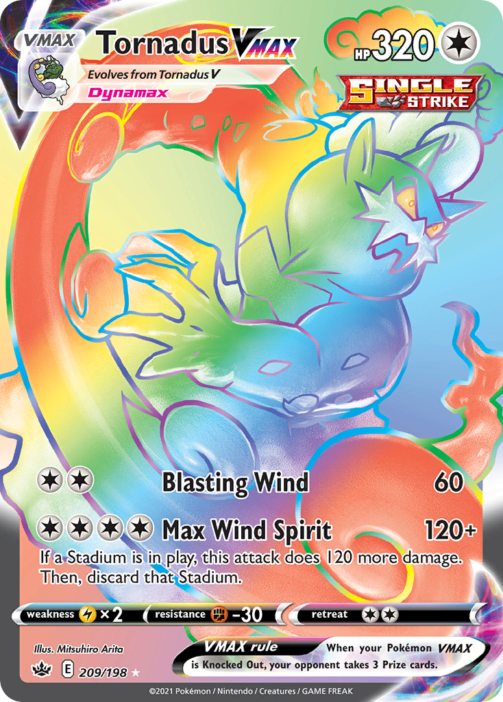 Tornadus VMAX 209 / 198