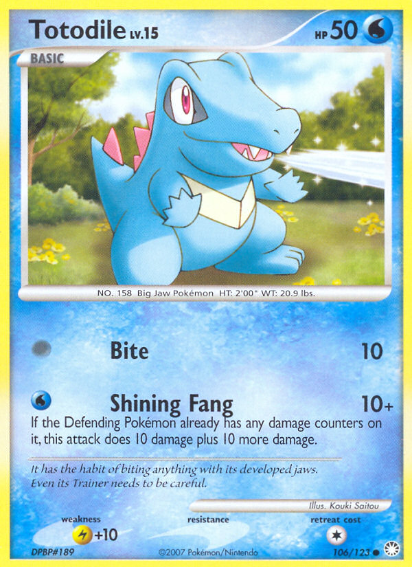 Totodile 106 / 123
