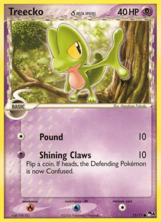 Treecko δ 15 / 17