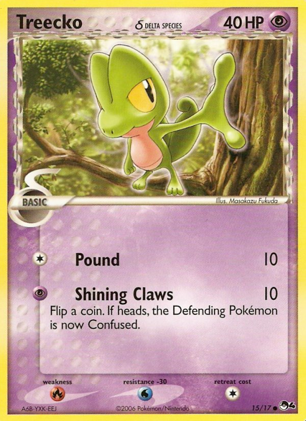 Treecko δ 15 / 17