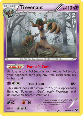 Trevenant 55 / 146