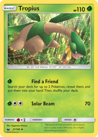 Tropius 21 / 168