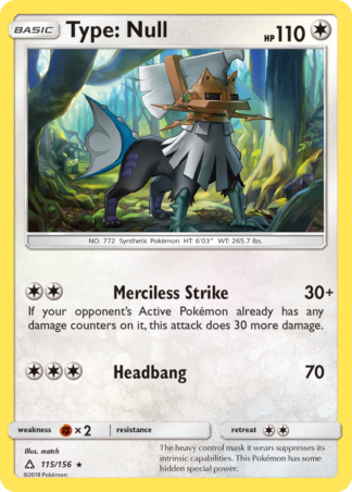 Type: Null 115 / 156