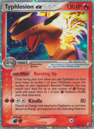 Typhlosion ex 110 / 115