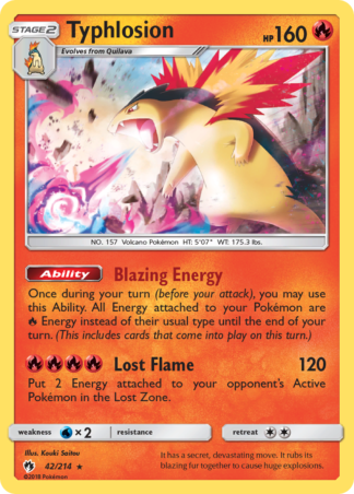 Typhlosion 42 / 214