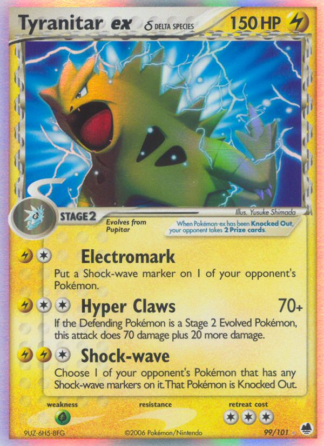 Tyranitar ex δ 99 / 101