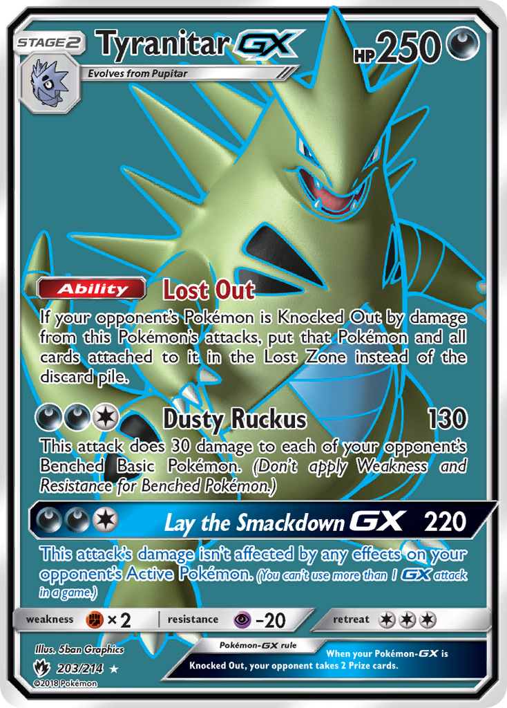 Tyranitar-GX 203 / 214