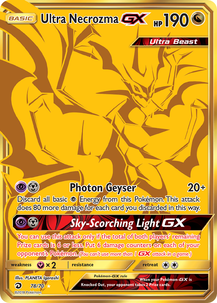 Ultra Necrozma-GX 78 / 70