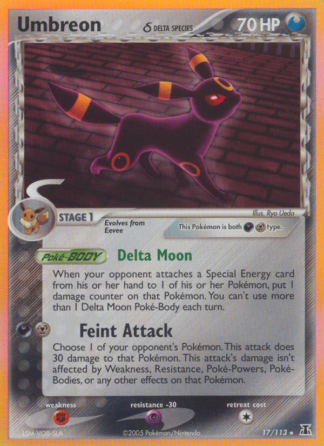 Umbreon δ 17 / 113