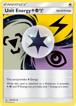 Unit Energy LightningPsychicMetal 138 / 156