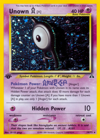 Unown [A] 14 / 75