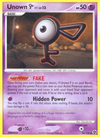 Unown [F] 56 / 106