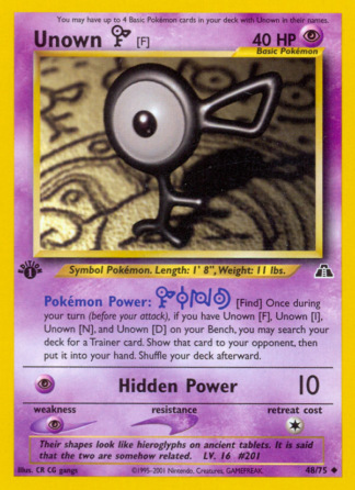 Unown [F] 48 / 75