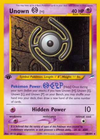 Unown [H] 28 / 105