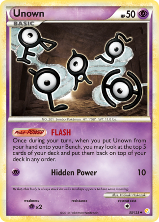 Unown 55 / 123