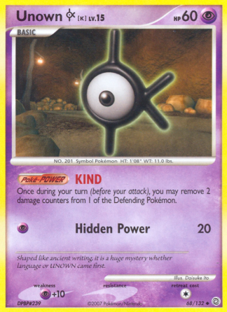 Unown [K] 68 / 132