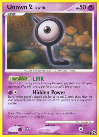 Unown [L] 91 / 106
